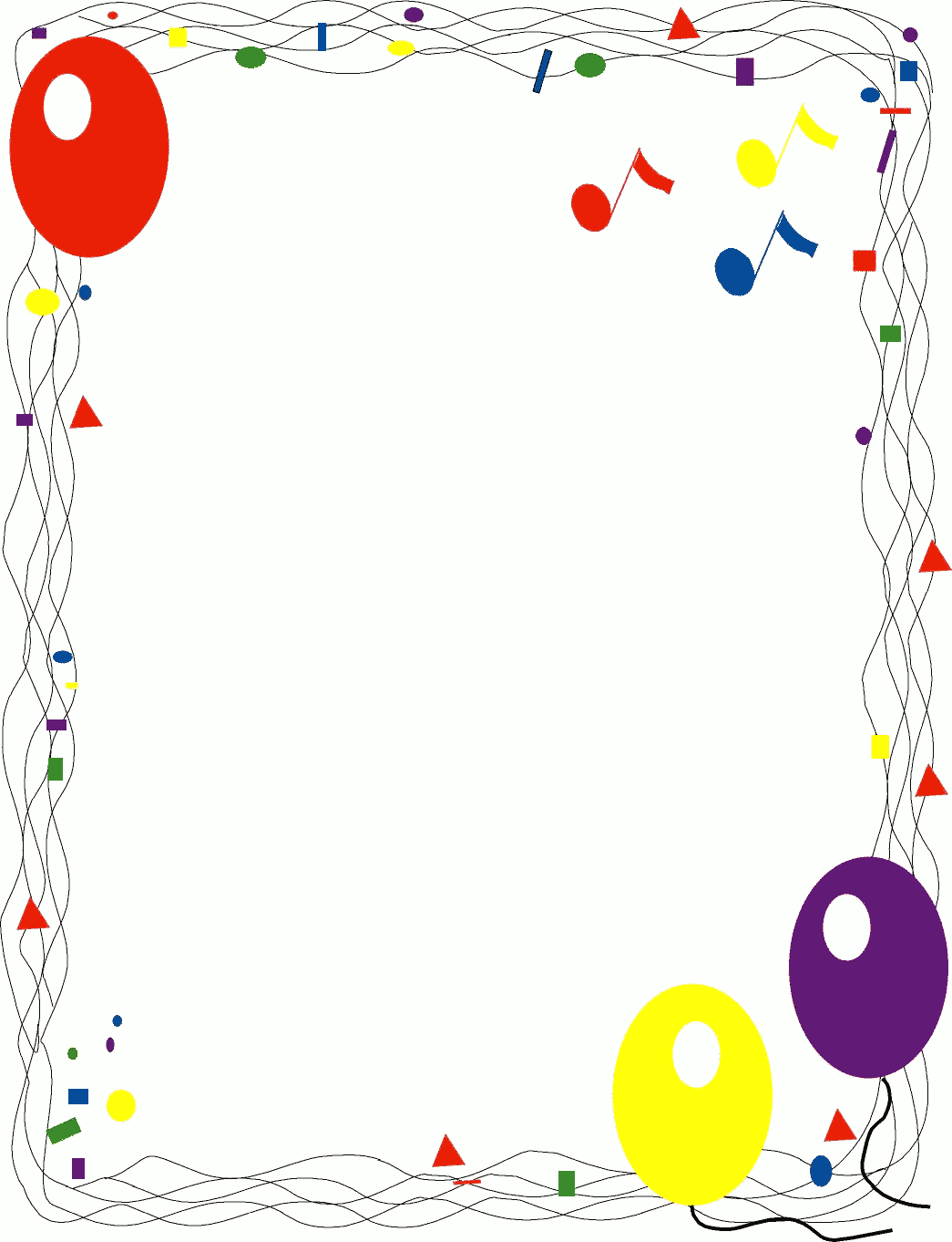 Free Printable Border Designs For Paper - Cliparts.co