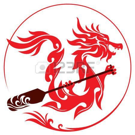 dragon boat dragon rowing  paddle graphic design