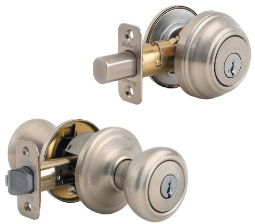 Kwikset 991 Cameron Entry Knob and Single Cylinder Deadbolt Combo
