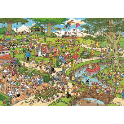 Jigsaw Puzzle 1000 Pieces Jan Van Haasteren The Park Jumbo 01492 1000 Pieces Jigsaw Puzzles Humour And Satire Jigsaw Puzzle
