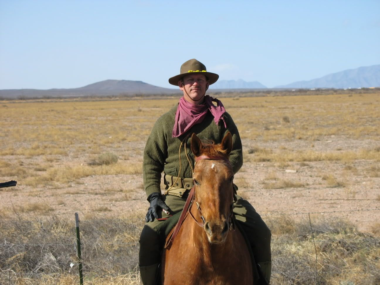 Patrolling the Border - 1916 Style