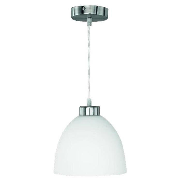 Plafonnier suspendu trio LED en verre opale ni Achat Plafonnier suspendu trio LED en verre opale ni Achat