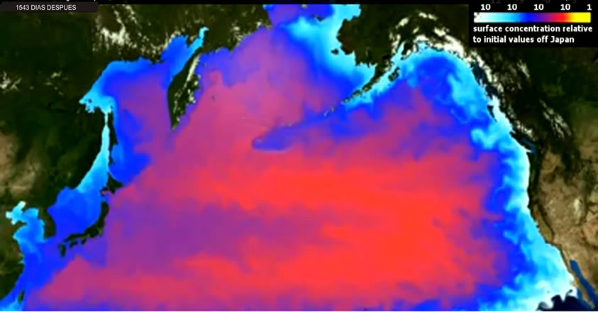 La radiación de Fukushima ha contaminado todo el Océano Pacífico, y se pone cada vez peor
