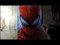 Spider-Man Mask Coloring Spiderman face drawing mask coloring page