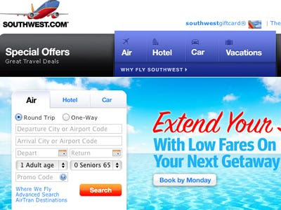 Search the actual airline's site 