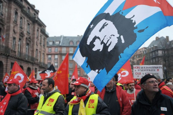 Manifestación en Marsella (Francia). Foto: AFP.
