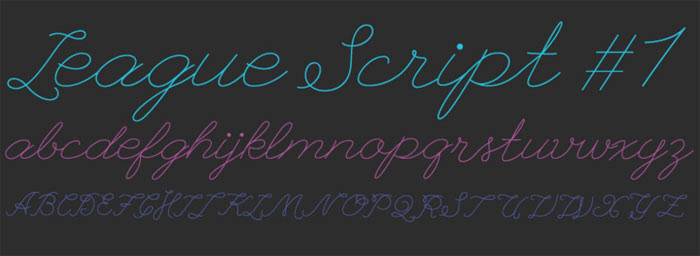 League-Script Signature Font Examples: Pick The Best Autograph Font