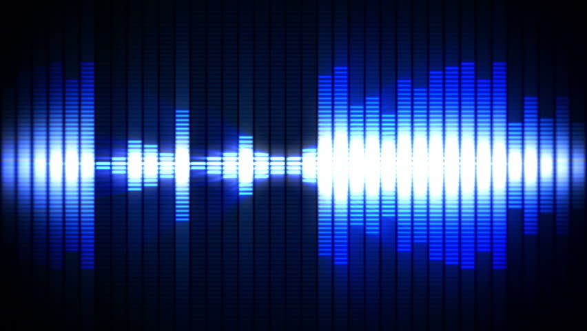 Audio Equalizer Moving Bars Music Control Levels 