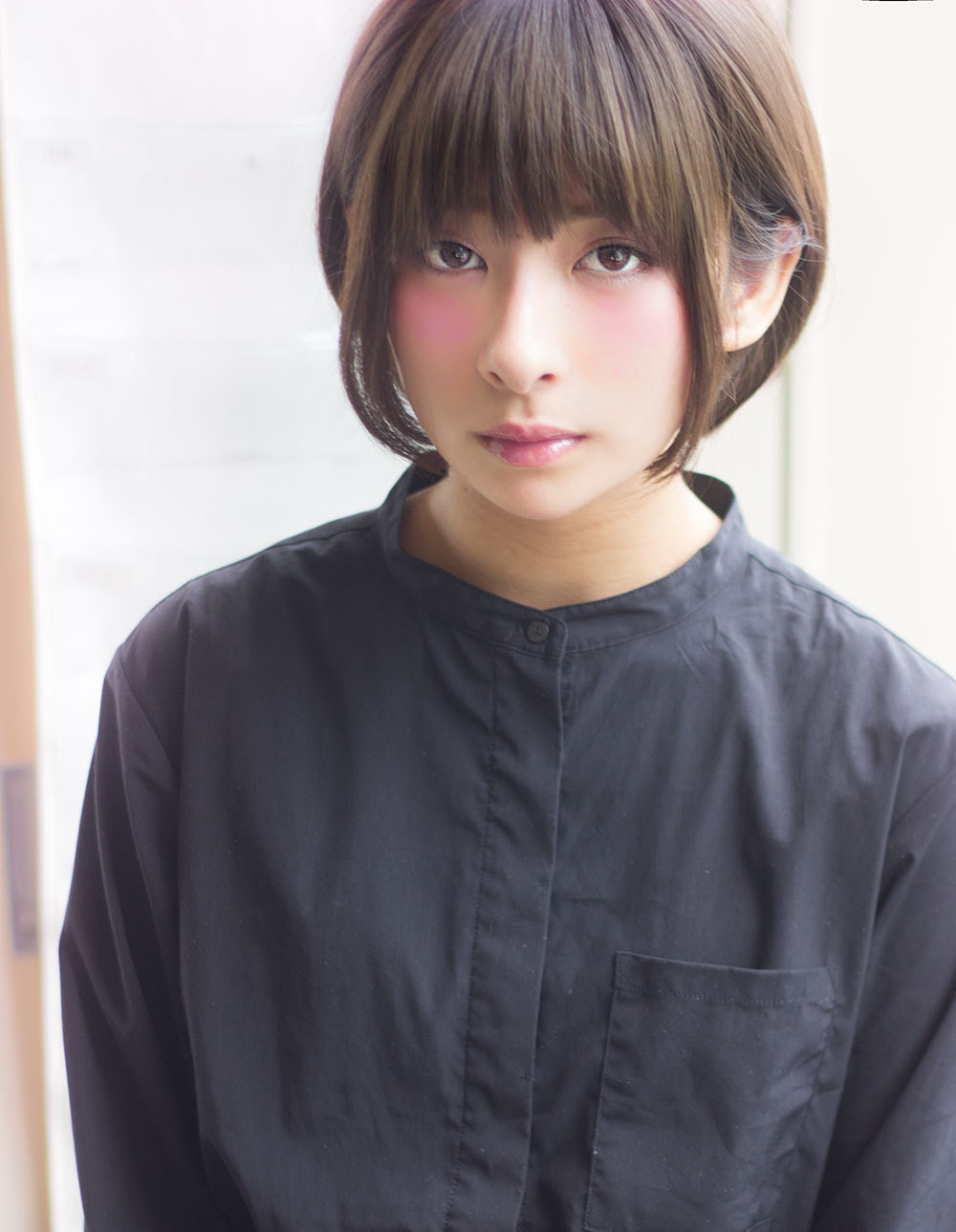 髪型 小顔になるショートボブ ヘアカタログ 銀座の美容室afloat Japan アフロートジャパン スタイリスト 鈴木司のブログ Tsukasa No Blog Com