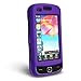 Purple Rubberized Snap-On Cover Hard Case Cell Phone Protector for Samsung Rogue U960 [Accessory Export Packaging] thumb