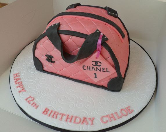 Picture of Pink handbag birthday cake