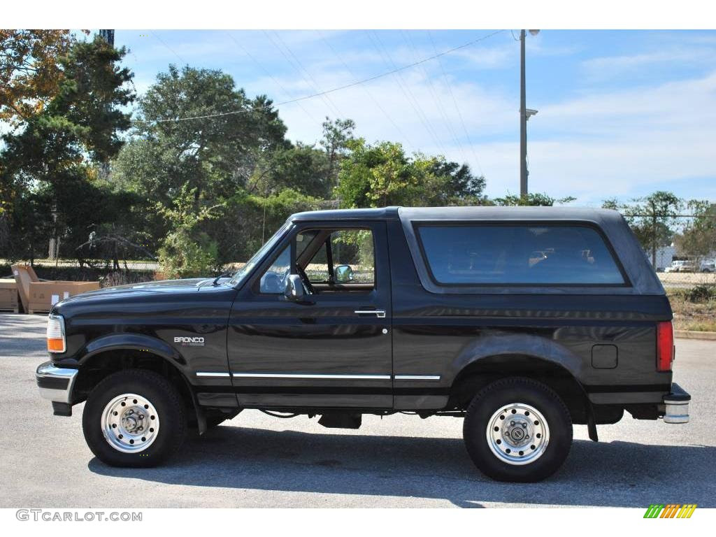 1996 Black Ford Bronco Xlt 4x4 21062588 Photo 2 Gtcarlot Com Car Color Galleries