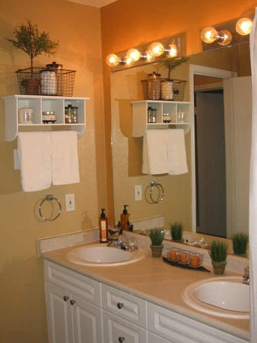 Unique ways of decorating the small bathroom Unique ways of decorating the small bathroom