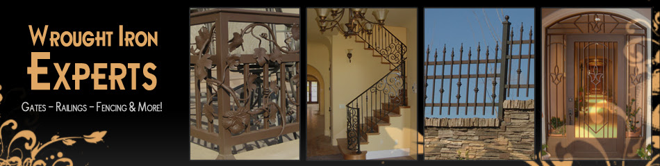 New Mexico Wrought Iron Fencing, Railings, & Gates
