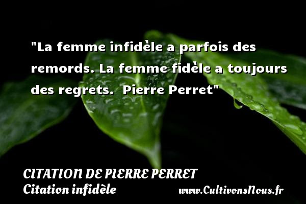 Citation Sur Les Filles Infideles
