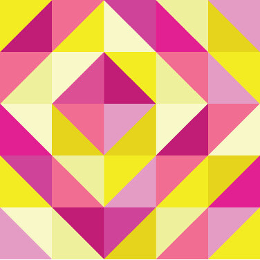Vintage Sheet Half-Square Triangle Pillow Tutorial - In Color Order