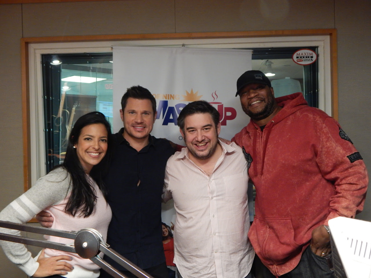 Nick Lachey is such a good guy, really fun to talk to, and our bud. Always a pleasure having him in studio!

Nick tells us about going to Disney for his & Vanessa’s birthdays, whether Camden is ready to be a big brother, and his new album, Soundtrack Of My Life. Plus, we find out he & Stanley have something in common - car service!
http://hits1.co/1A8d3D9

We get Nick’s reaction to an old school Censor This with one of his songs with 98 Degrees, his holiday plans, how he feels about his Bengals this season, and whether or not he’s into fantasy football.
http://hits1.co/1vkO1Pj