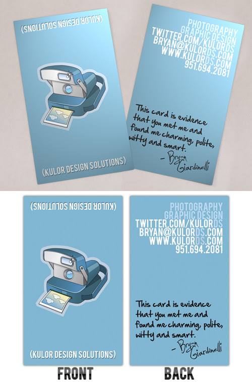 New business card mockup