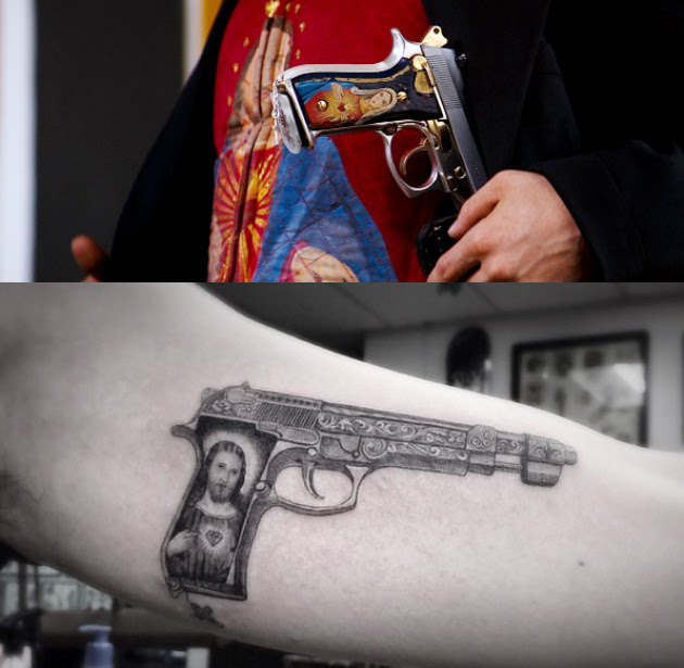 G Dragon Tambahkan Tato Pistol Jelang Comeback Big Bang G Dragon Tambahkan Tato Pistol Jelang Comeback Big Bang
