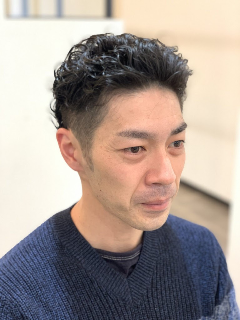 ツーブロック メンズパーマ 福岡市南区高宮駅近くの美容室 理容室