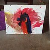 Brooklyn painted the Loch Ness Monster. Thats what it looks like.