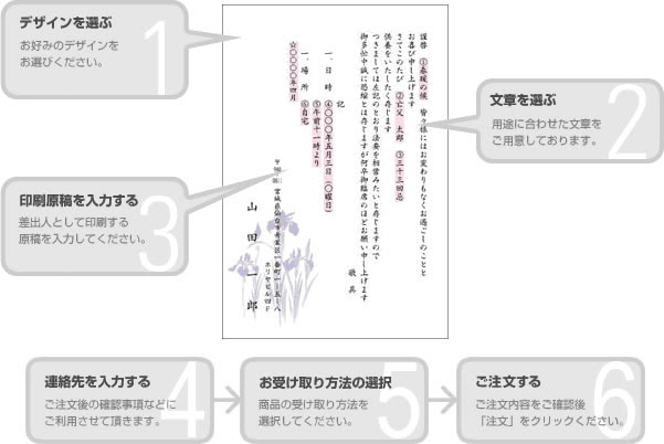 法要挨拶状 あなたの街の印刷屋さん マイプリント プリントサービス