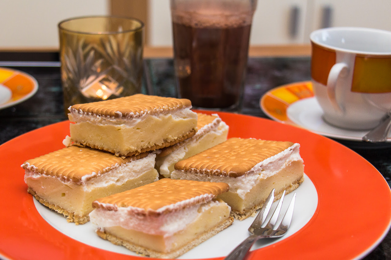 Rezept für einen Kekskuchen ohne backen › Brotfrei