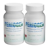 Periogen Deep Cleaning Tartar Dissolving Oral Rinse, 2-pack, Powdered Concentrate, 3oz, 90 Day Supply
