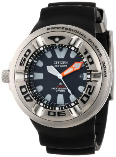 Citizen Men's BJ8050-08E Eco-Drive Professional Diver Black Sport ...