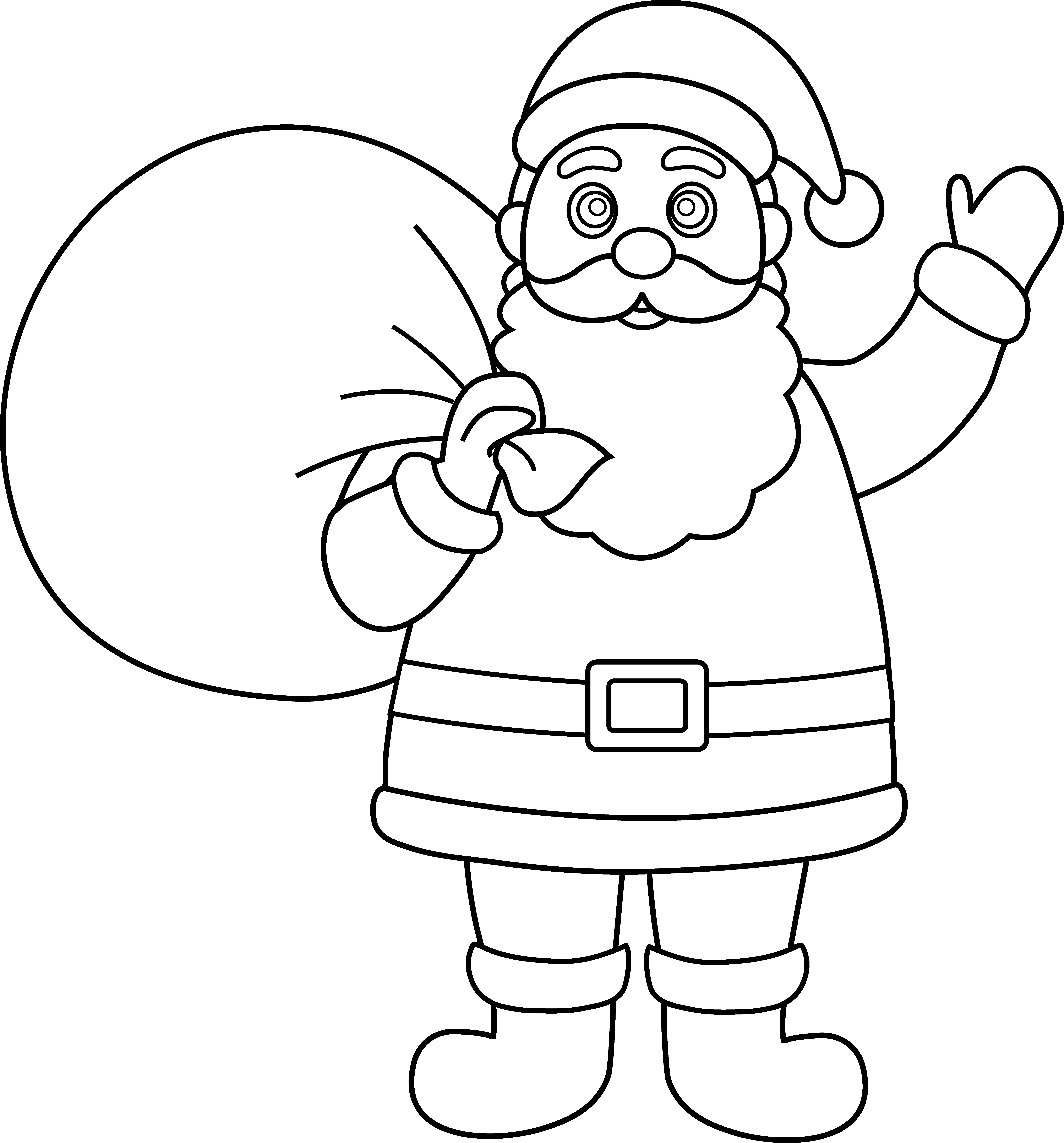 Free Santa Drawing Cliparts Download Free Clip Art Free