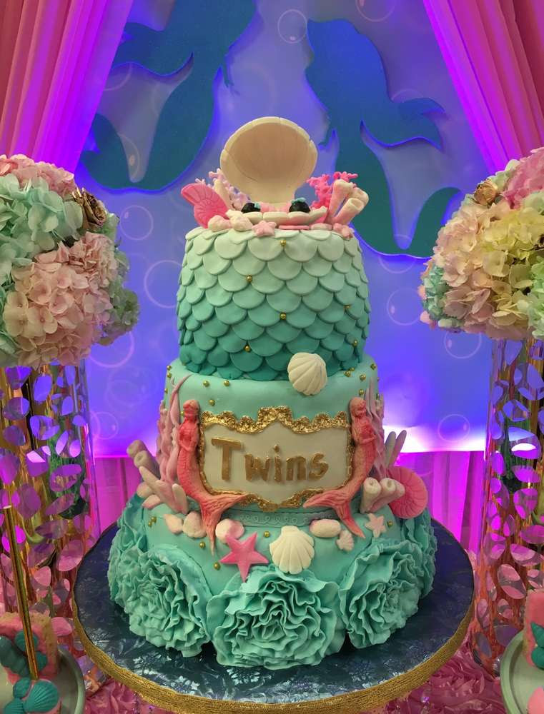 Twins Under the Sea Mermaid Party - Birthday Party Ideas ...