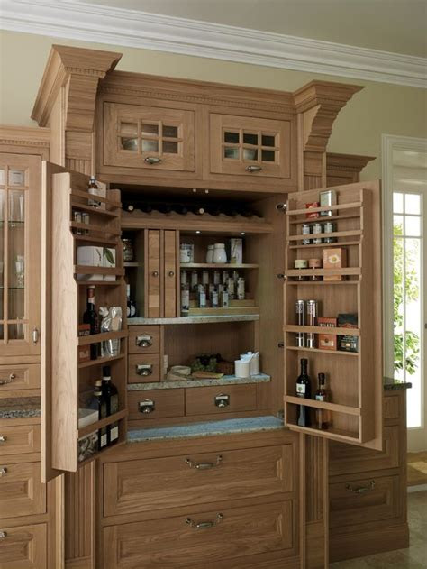 kitchen range pantry spice drawers wine racks pull
