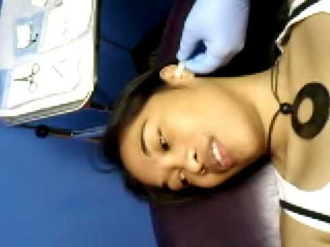 Didn't hurt much..my nose piercing hurt more than that.