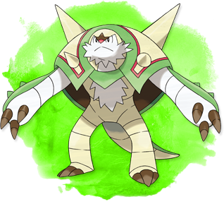 No 652 Chesnaught ブリガロン ポケモン図鑑で英語の勉強