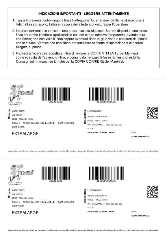 Spedizioni: Alternativa alle Poste [Archivio] - Pagina 8 ...