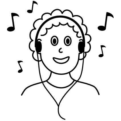 Music: listen to music