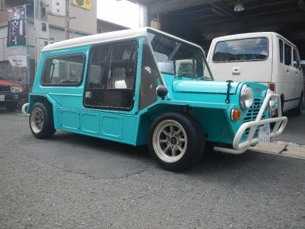 ミニモーク 京都のレストア旧車 中古車パーツ販売のチューニングカーショップ 斎藤商会