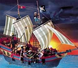 El barco de la SGAE de Playmobyl