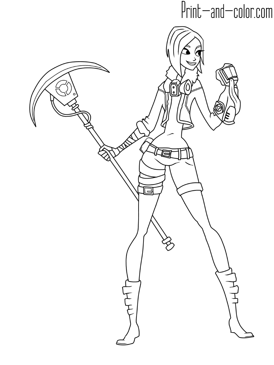 Fortnite coloring pages | Print and Color.com