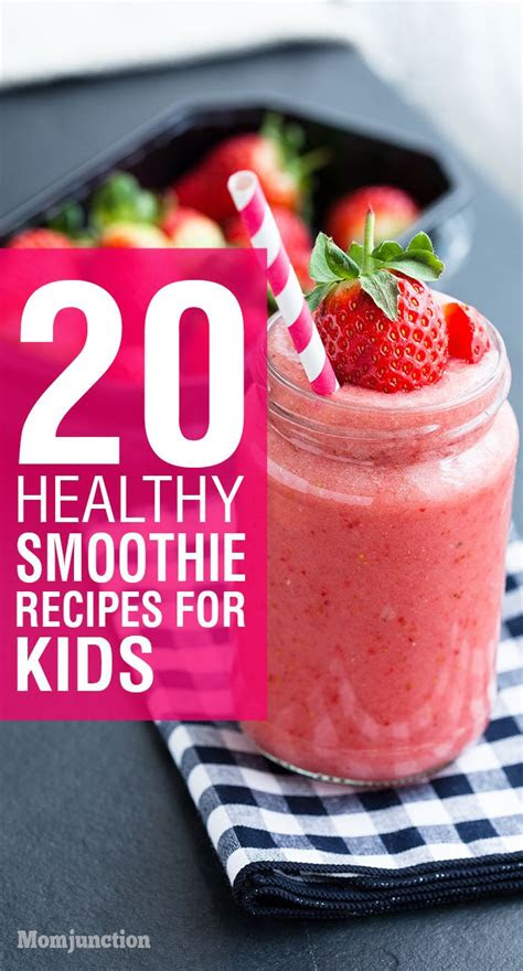 easy healthy smoothie recipes kids healthy