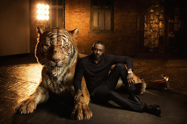 We've known for a while now that Idris Elba is going to be terrifyingly powerful and scary as Shere Khan in the new live-action version of The Jungle Book.