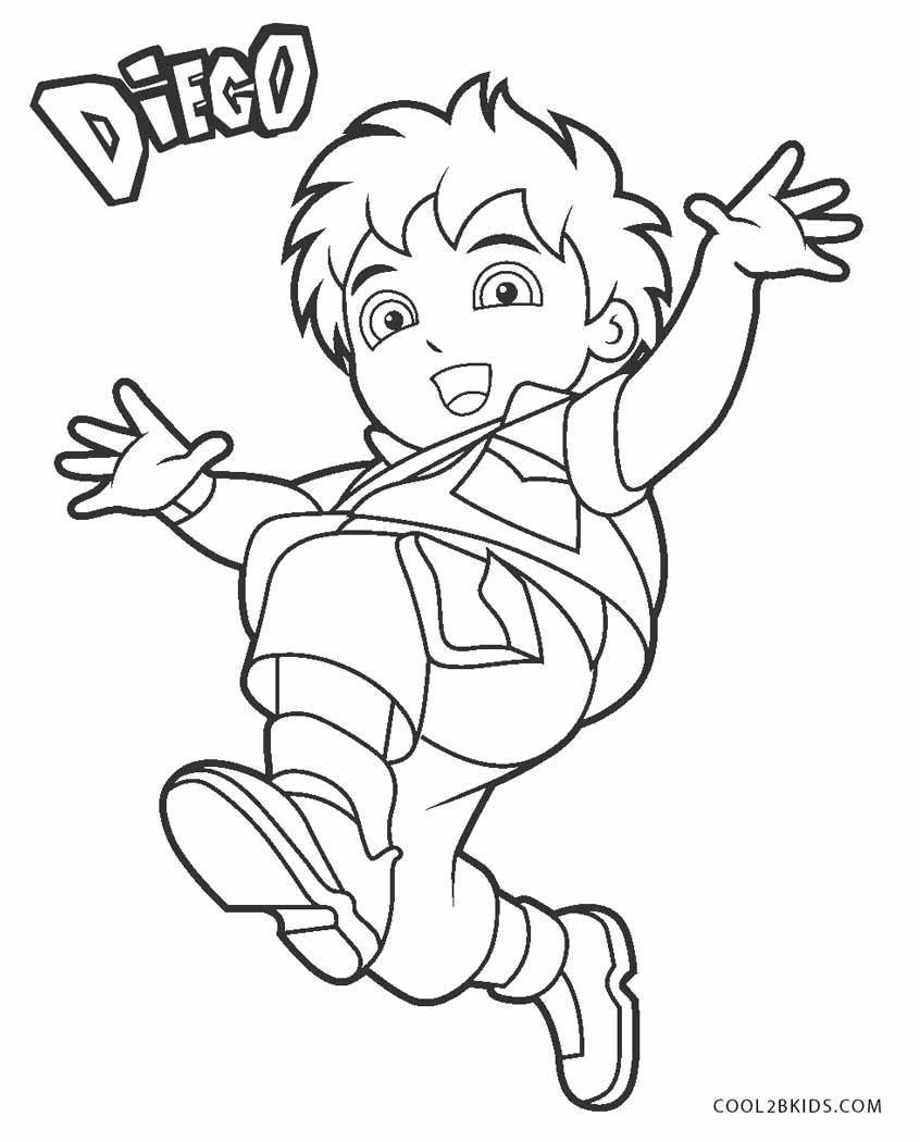 Free Printable Diego Coloring Pages For Kids | Cool2bKids