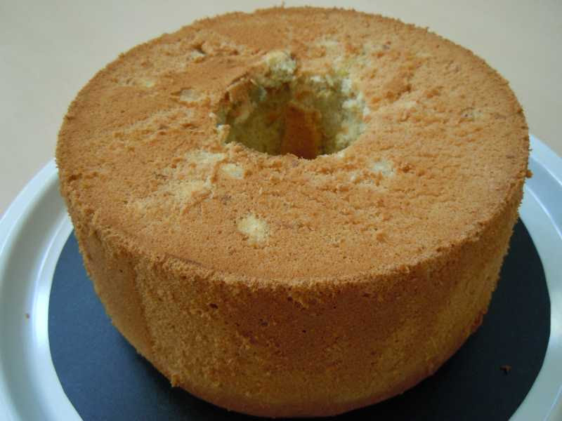 栗のシフォンケーキ 季節を愛でる