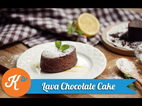 How to make lava chocolate cake🍰🍫