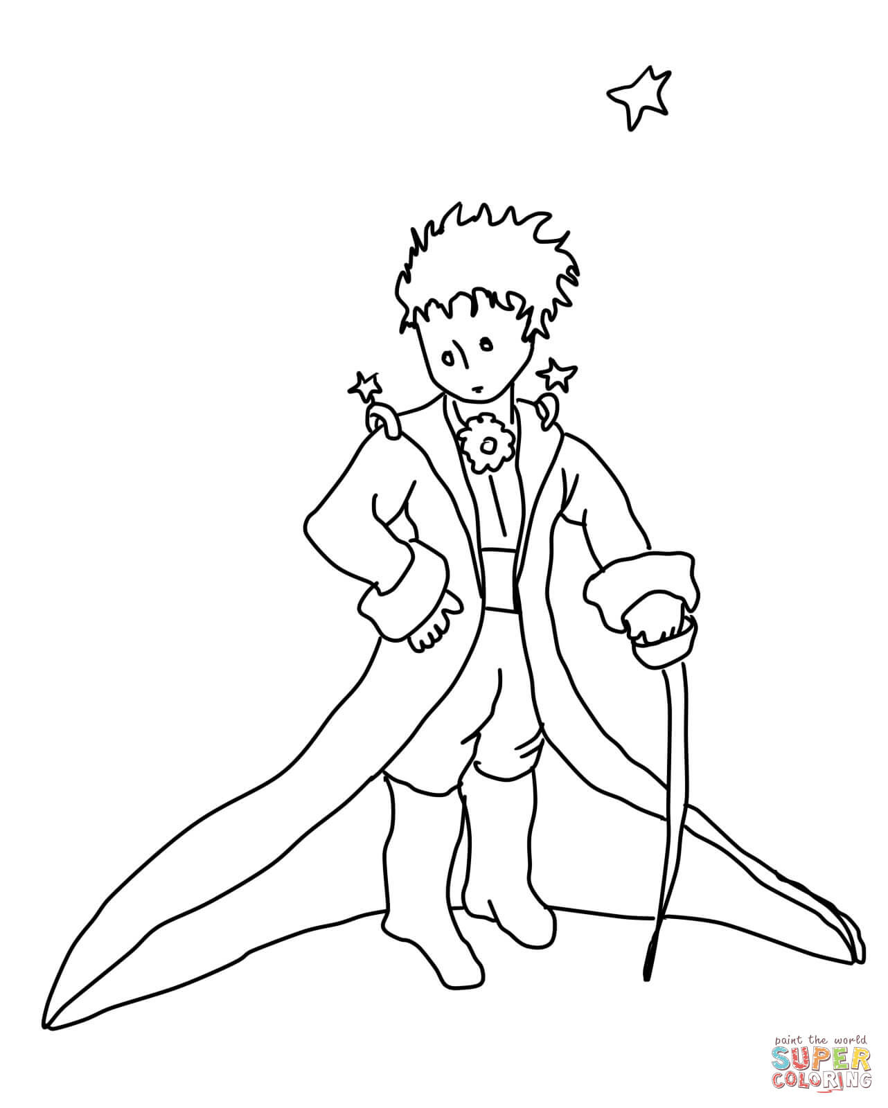 Clicca su disegni da colorare di Il piccolo principe