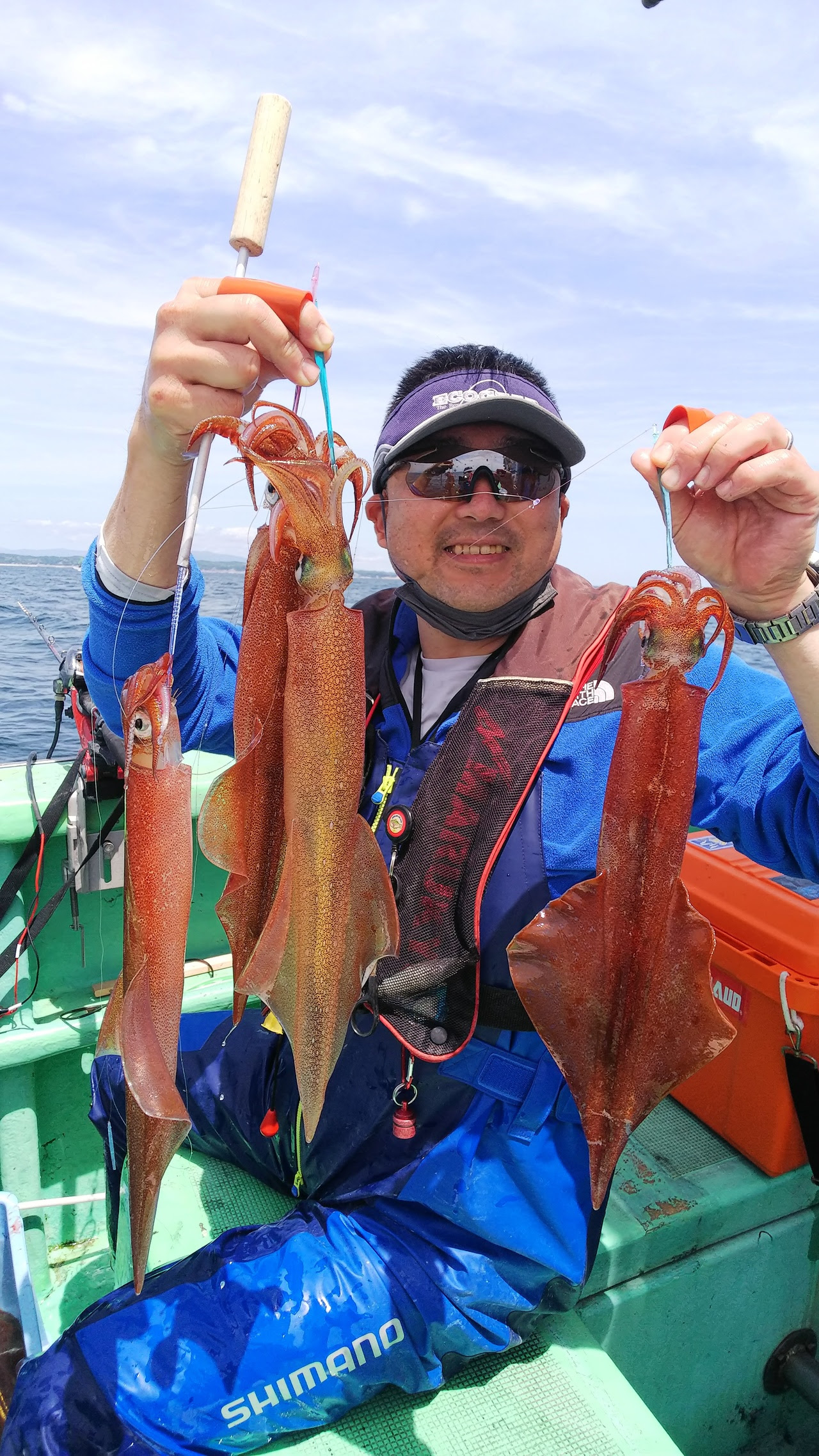 ヤリイカの釣果 21年5月12日 仙昇丸 茨城県 那珂湊港 ベリー釣船予約