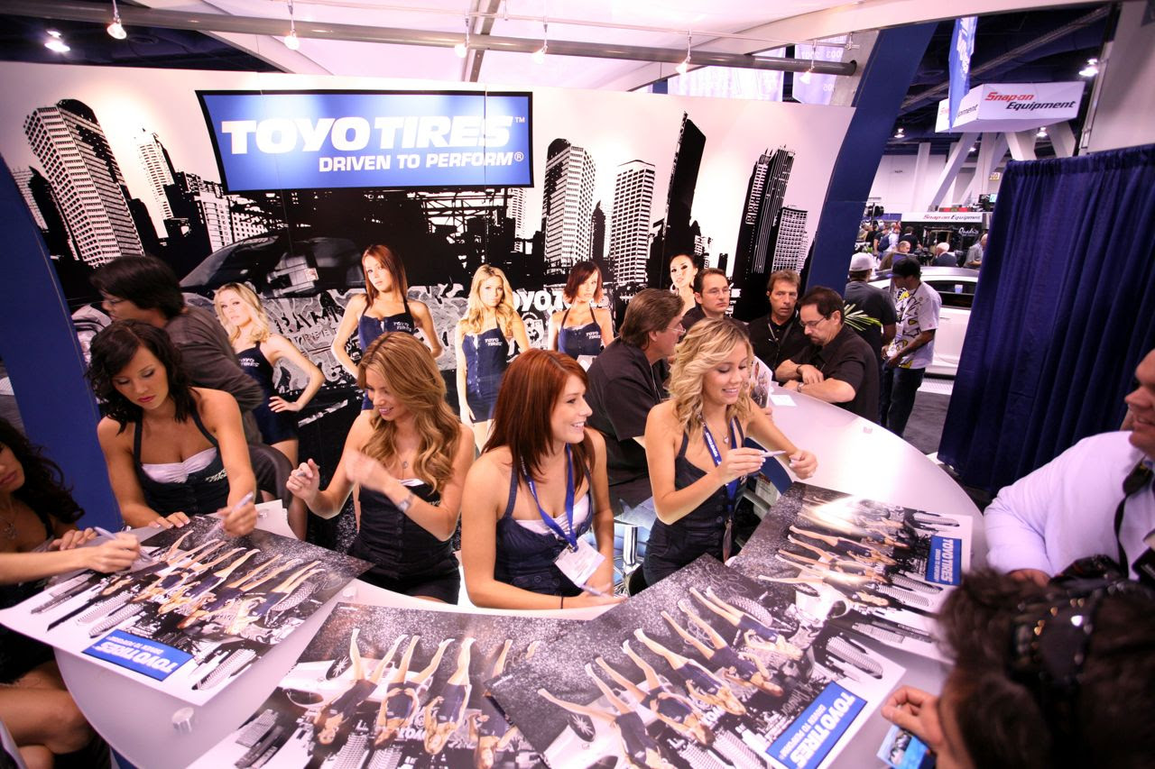 hot Babes at the SEMA Show