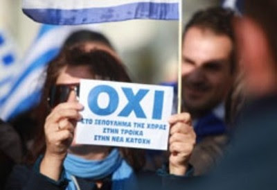As comemorações do Dia Nacional da Grécia deram lugar a gigantescas acções de protesto em toda a Grécia.