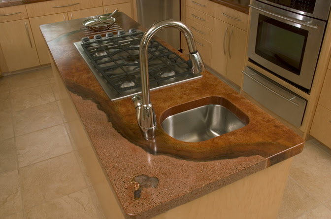 Concrete Countertop Finishes - The Concrete Network