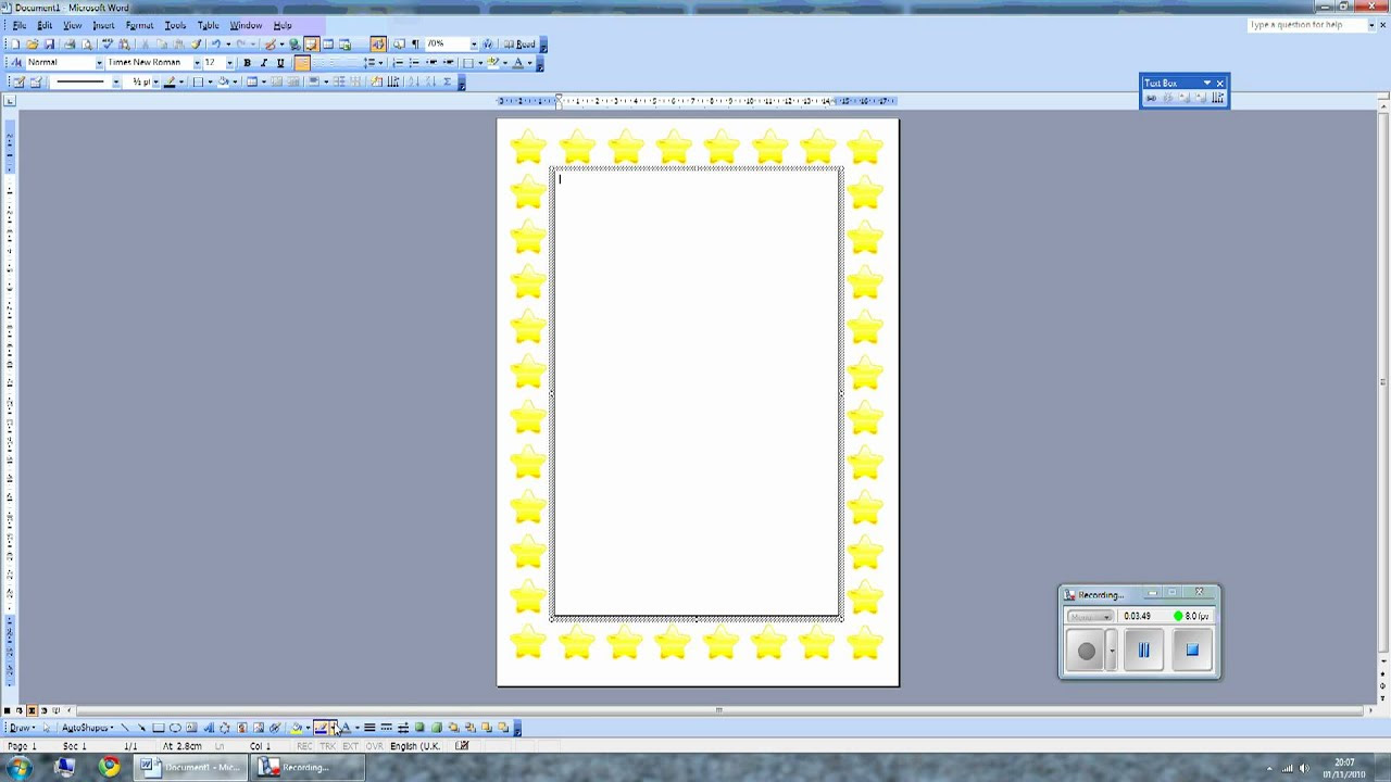 Creating a Border in Word Tutorial - YouTube